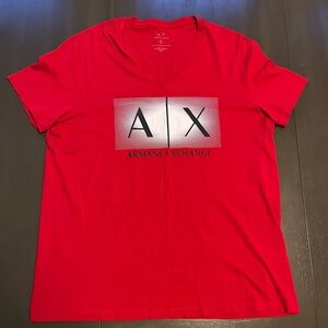 Armani exchange mens shirt (v-neck)